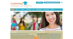 Desktop Screenshot of cummingscollegeconsulting.com