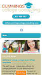 Mobile Screenshot of cummingscollegeconsulting.com